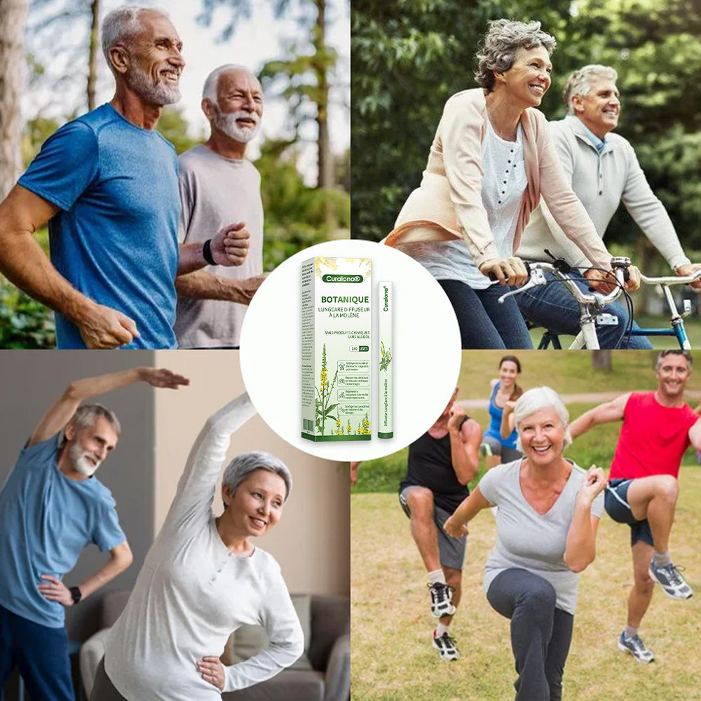 Respirez plus librement avec le diffuseur de bouillon-blanc Curalona® Botanical LungCare — Économisez 80 % pour une durée limitée.
