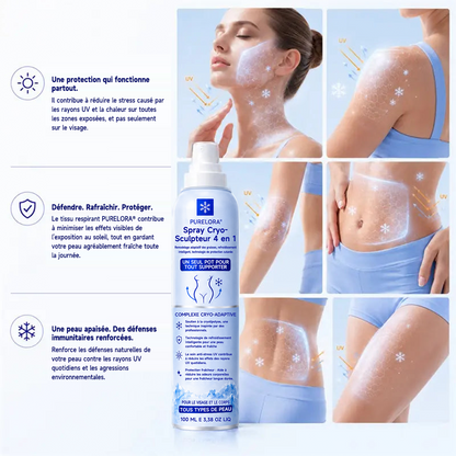 𝐏𝐔𝐑𝐄𝐋𝐎𝐑𝐀® Brume cryogénique sculptante 4 en 1