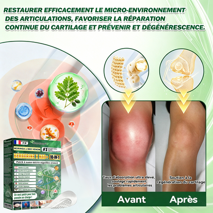 Boutique Officielle France | 🧑‍⚕️ 🩺 curalona® Patchs Avancés Nano-Micron 10-en-1 : Moringa & Berbérine × NAD+ — Utilisation Quotidienne, Résultats Visibles en 2 Jours