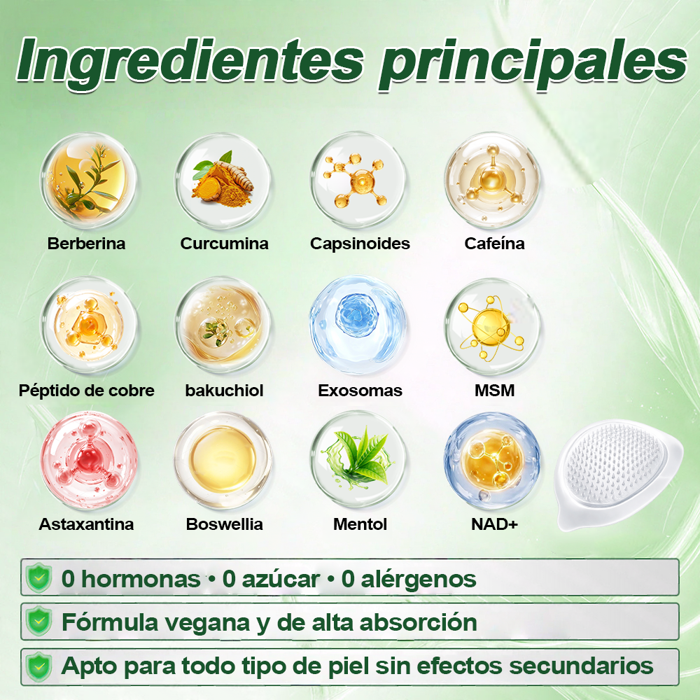 🔥 Nuevo lanzamiento | Parche de microagujas de triple acción Curalona® — Berberina y NAD+: favorecen la salud metabólica y promueven la renovación cutánea — Un parche transdérmico de microagujas para uso diurno y nocturno (apto para hombres y mujeres)