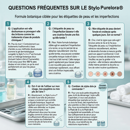 Crème PURELORA® pour l'élimination des acrochordons et des imperfections en 7 jours (formule indolore – sans cicatrice) 🌹🌹