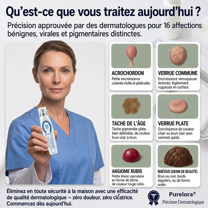 𝐁𝐨𝐮𝐭𝐢𝐪𝐮𝐞 𝐨𝐟𝐟𝐢𝐜𝐢𝐞𝐥𝐥𝐞 𝐝𝐞 𝐥𝐚 𝐦𝐚𝐫𝐪𝐮𝐞 |✅💎Purelora® Éliminateur de taches et d’excroissances cutanées en 7 jours (Roller sans douleur, sans cicatrice)