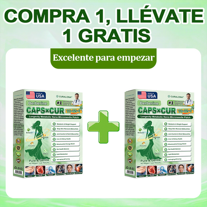 🔥 Nuevo lanzamiento | Parche de microagujas de triple acción Curalona® — Berberina y NAD+: favorecen la salud metabólica y promueven la renovación cutánea — Un parche transdérmico de microagujas para uso diurno y nocturno (apto para hombres y mujeres)
