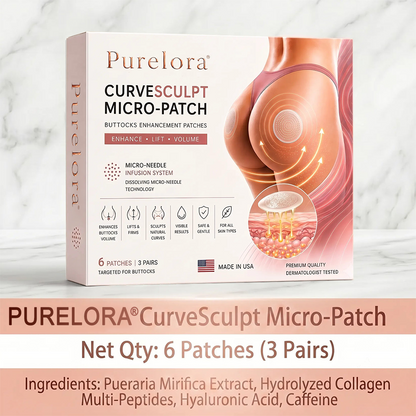 💖Purelora® CurveSculpt Micro-Patch ✦ Sculpt • Firm • Smooth Lower Body Curves ✦ Micro-Needle Infusion System