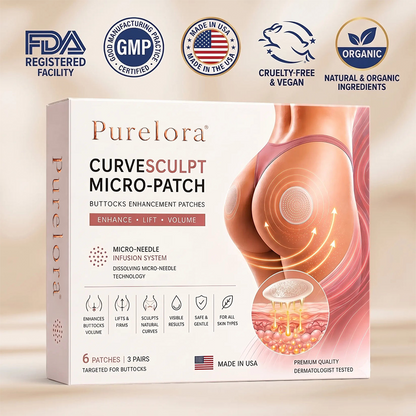 💖Purelora® CurveSculpt Micro-Patch ✦ Sculpt • Firm • Smooth Lower Body Curves ✦ Micro-Needle Infusion System