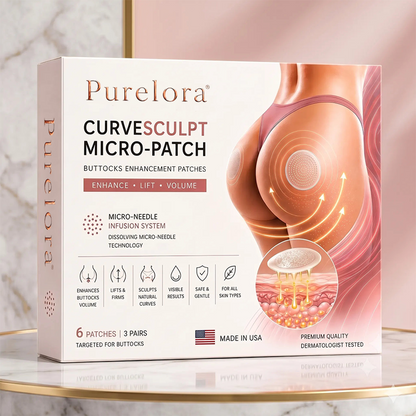 💖Purelora® CurveSculpt Micro-Patch ✦ Sculpt • Firm • Smooth Lower Body Curves ✦ Micro-Needle Infusion System