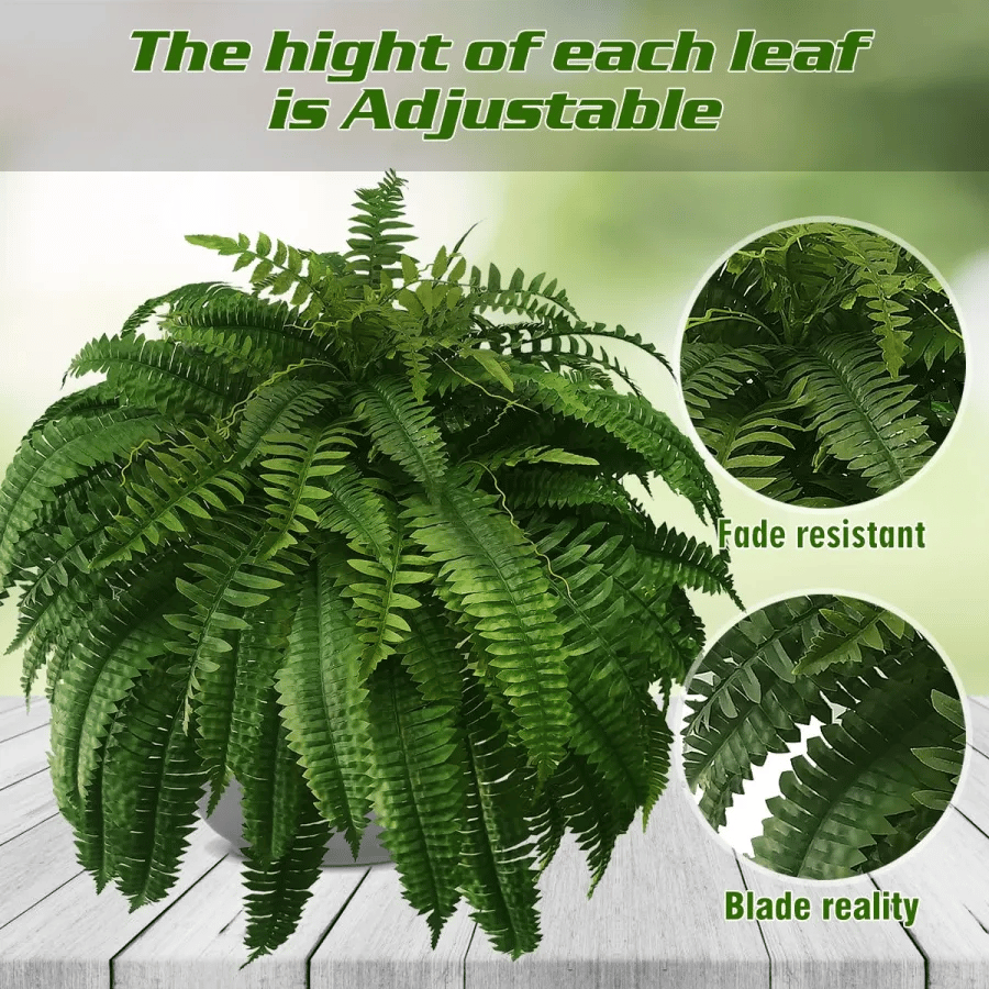 🔥Last Day 75% OFF🔥--🪴UV Resistant Lifelike Artificial Boston Fern
