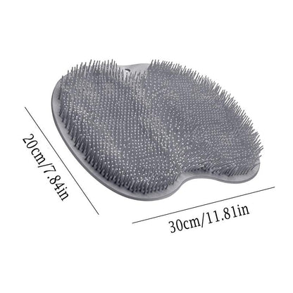 🏆Flash Sale⚡ 50K+ SOLD! Almost Gone-💥Silicone Shower Foot Scrubber Mat,Best gifts